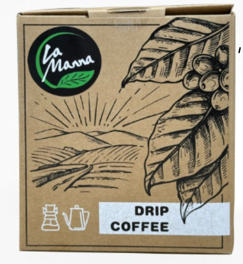 MONTAÑA Colombian Fruity Ground Infused Coffee Bags (Medium Roast) 10g x 10 bags