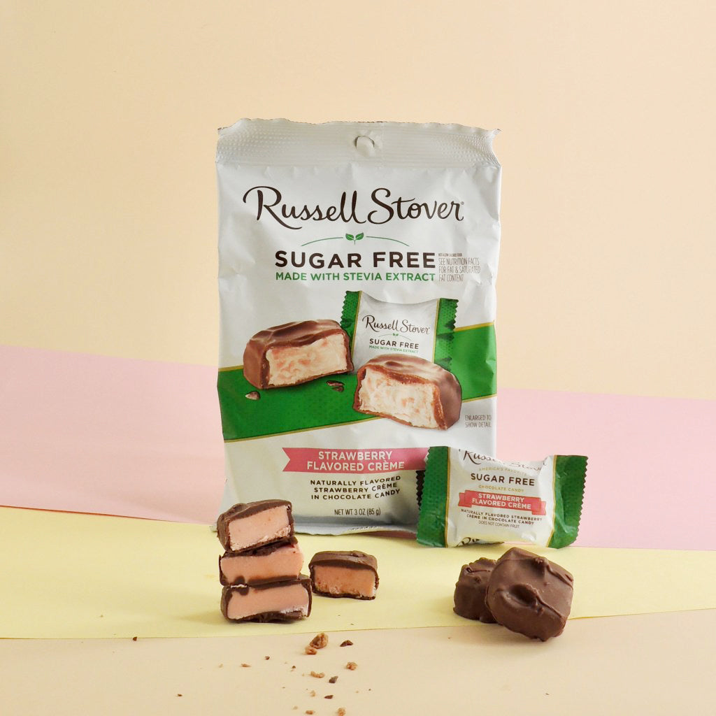 Russell Stover Straberry Sugar-Free Straberry Chocolate - 85g