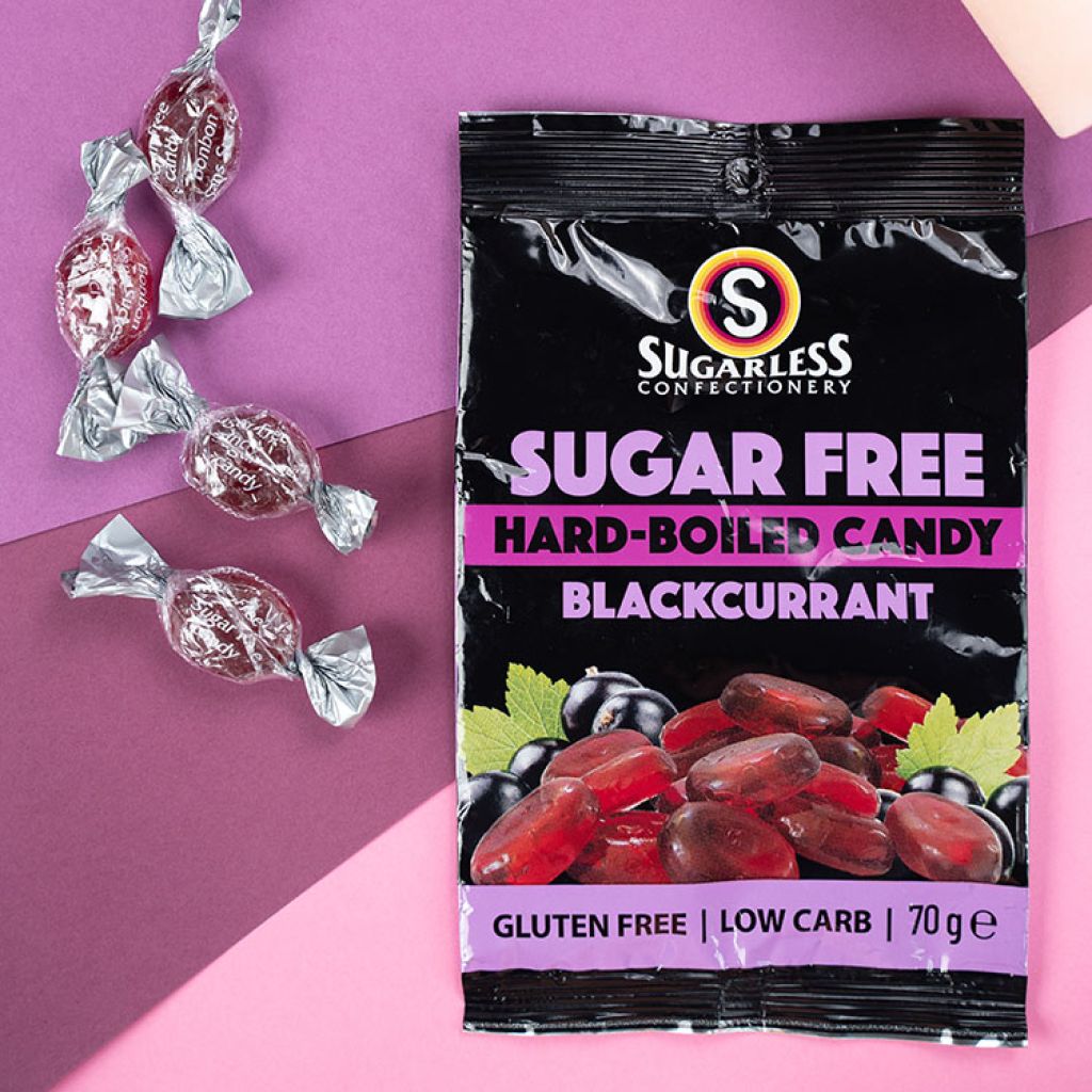 Sugarless 無糖黑加侖子硬糖 - 70g