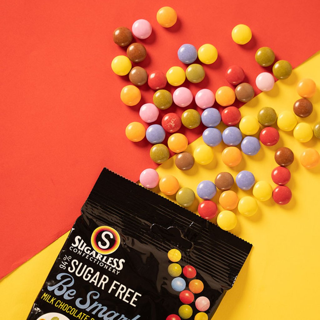 Sugarless Be Smart Chocolate coated beans 無糖聰明豆朱古力 - 90g
