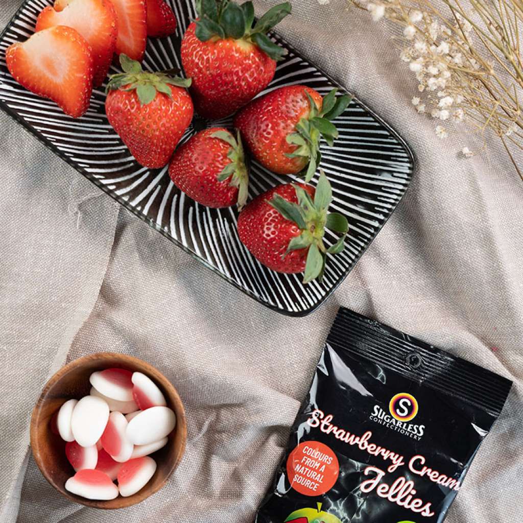 Sugarless Strawberry & Cream Sugarless Strawberry Jelly - 70g
