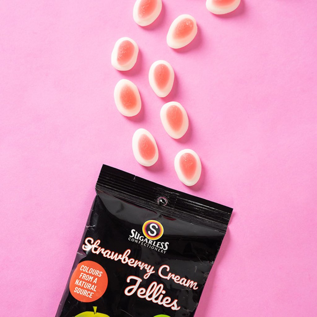 Sugarless Strawberry & Cream Sugarless Strawberry Jelly - 70g