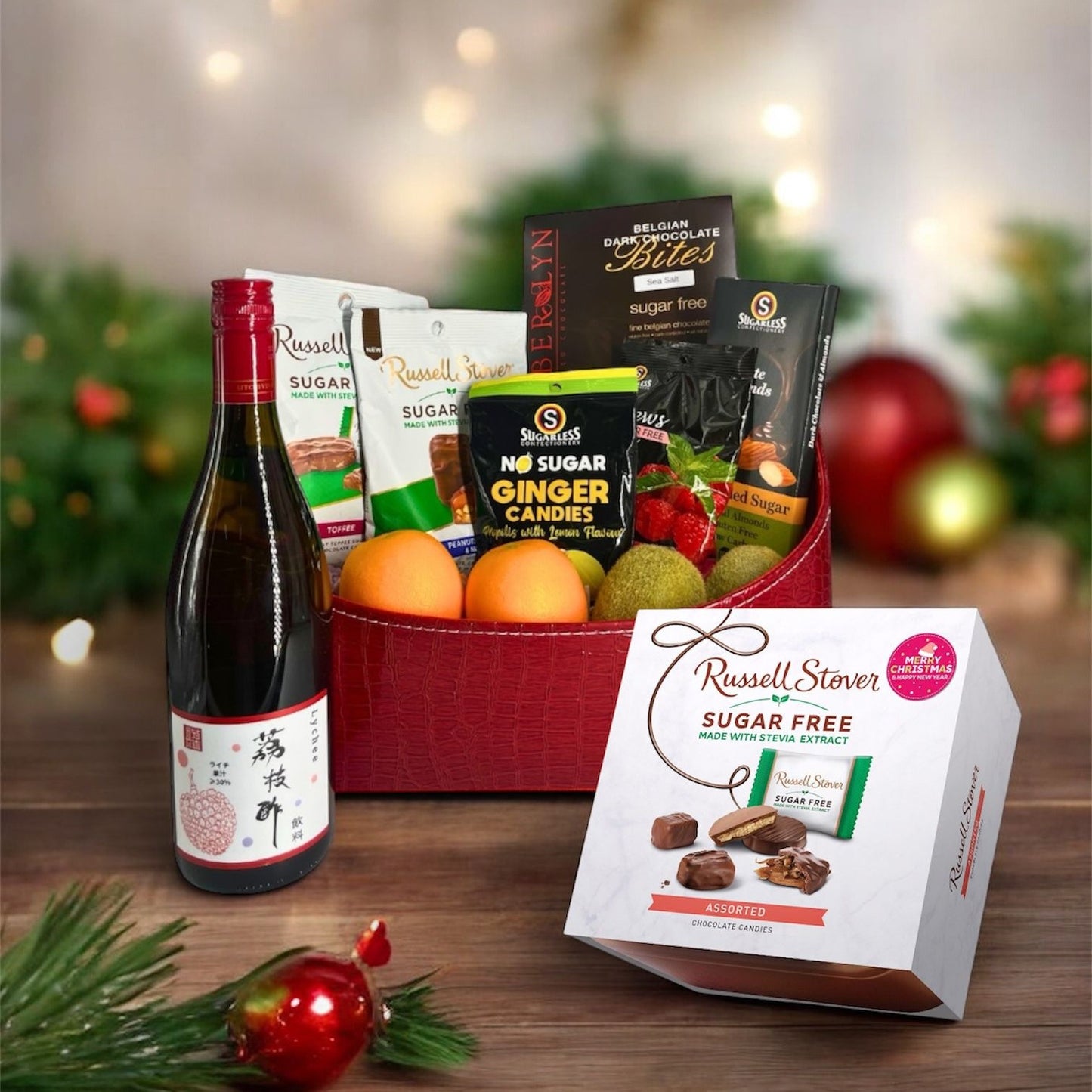 Mid-Autumn Festival Low Sugar Fruit Premium Gift Basket