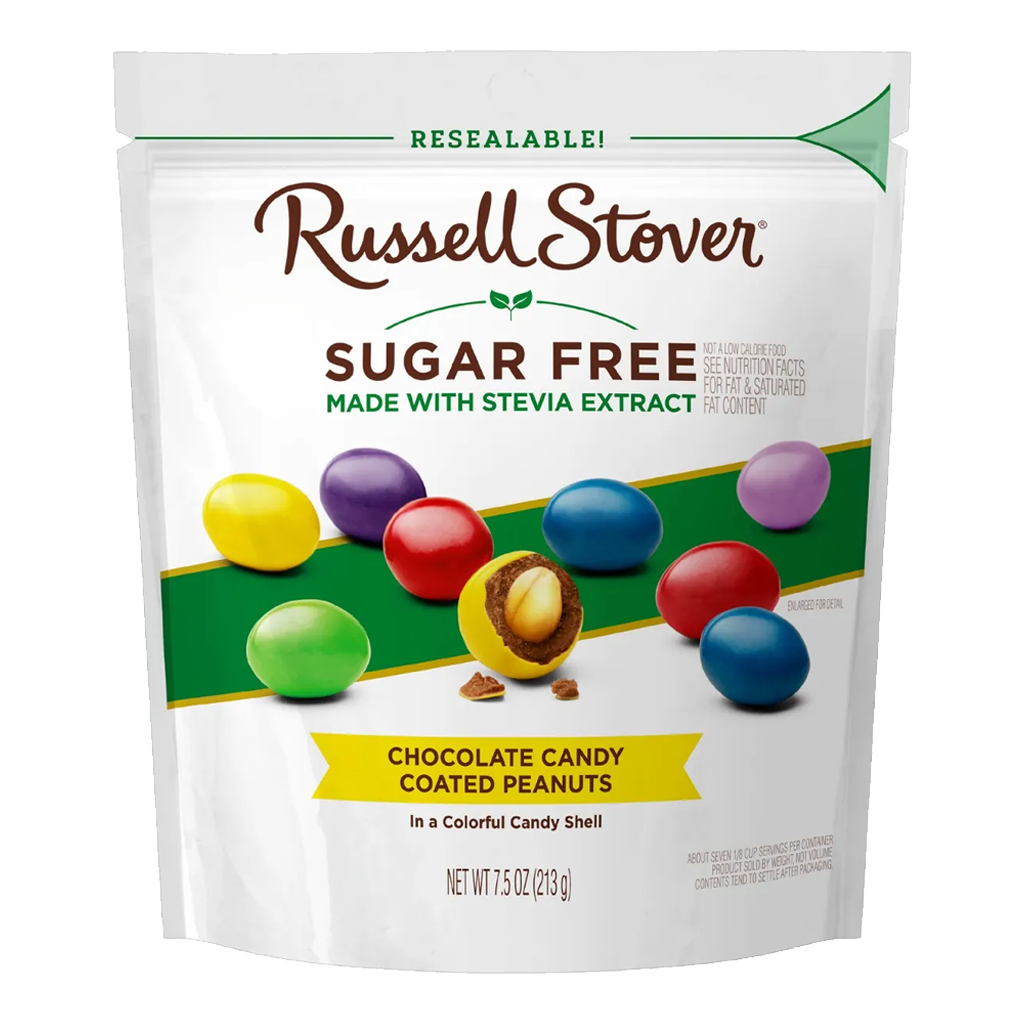 Russell Stover 無糖聰明豆花生朱古力 - 213g