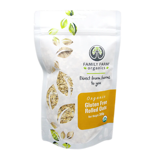 Family Farm Organics Gluten Free Rolled Oats 無添加糖有機無麩質燕麥片 - 300g