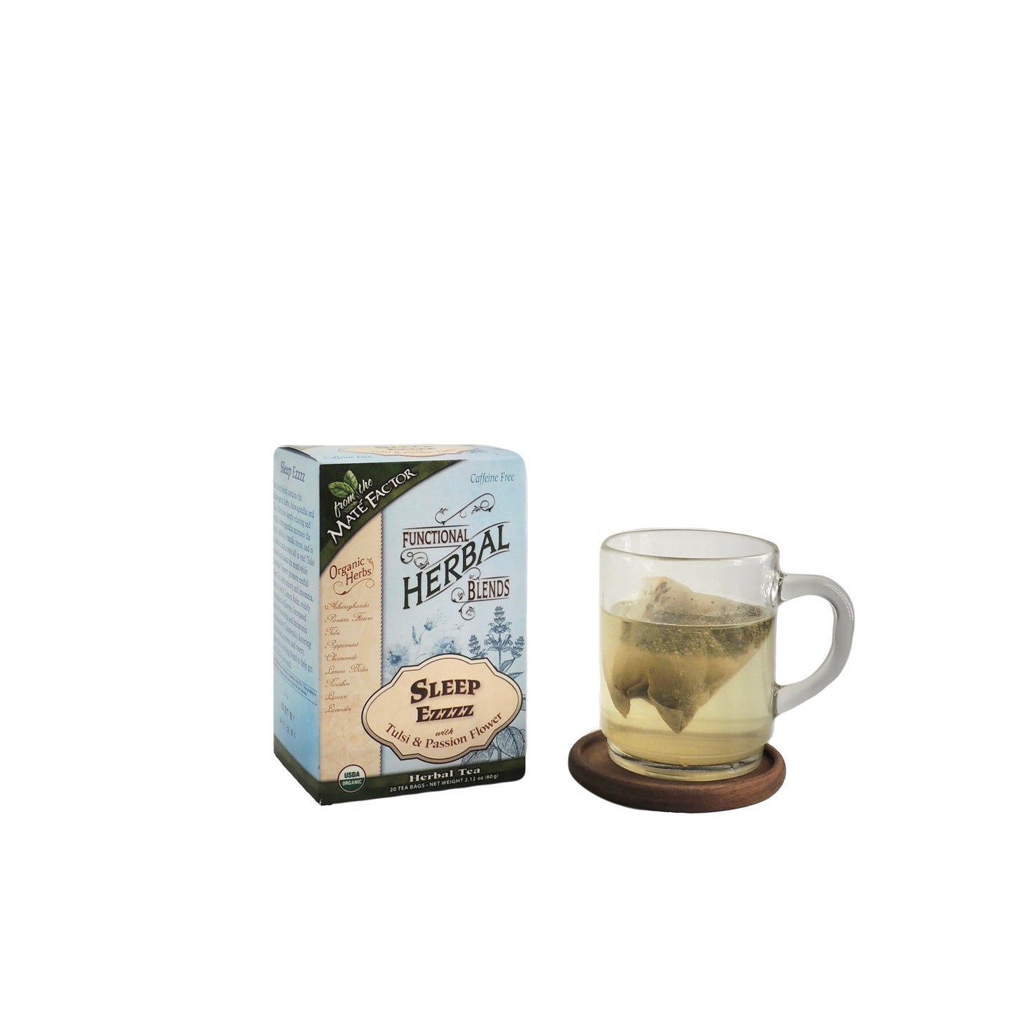 Mate Factor - 1盒裝 70g 有機全草本安睡茶(20小包)