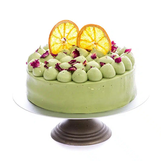 Sugar Free Chocolate Gold Foil Angel Food Cake