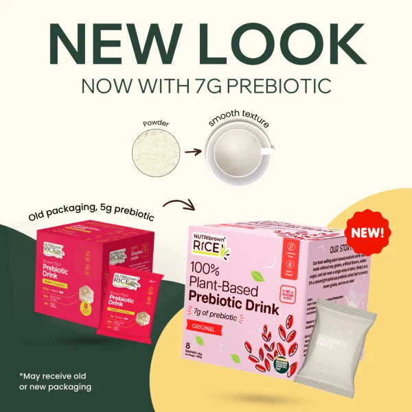 NutriBrownRice natural instant brown rice cereal - sugar-free 35g 8 packs
