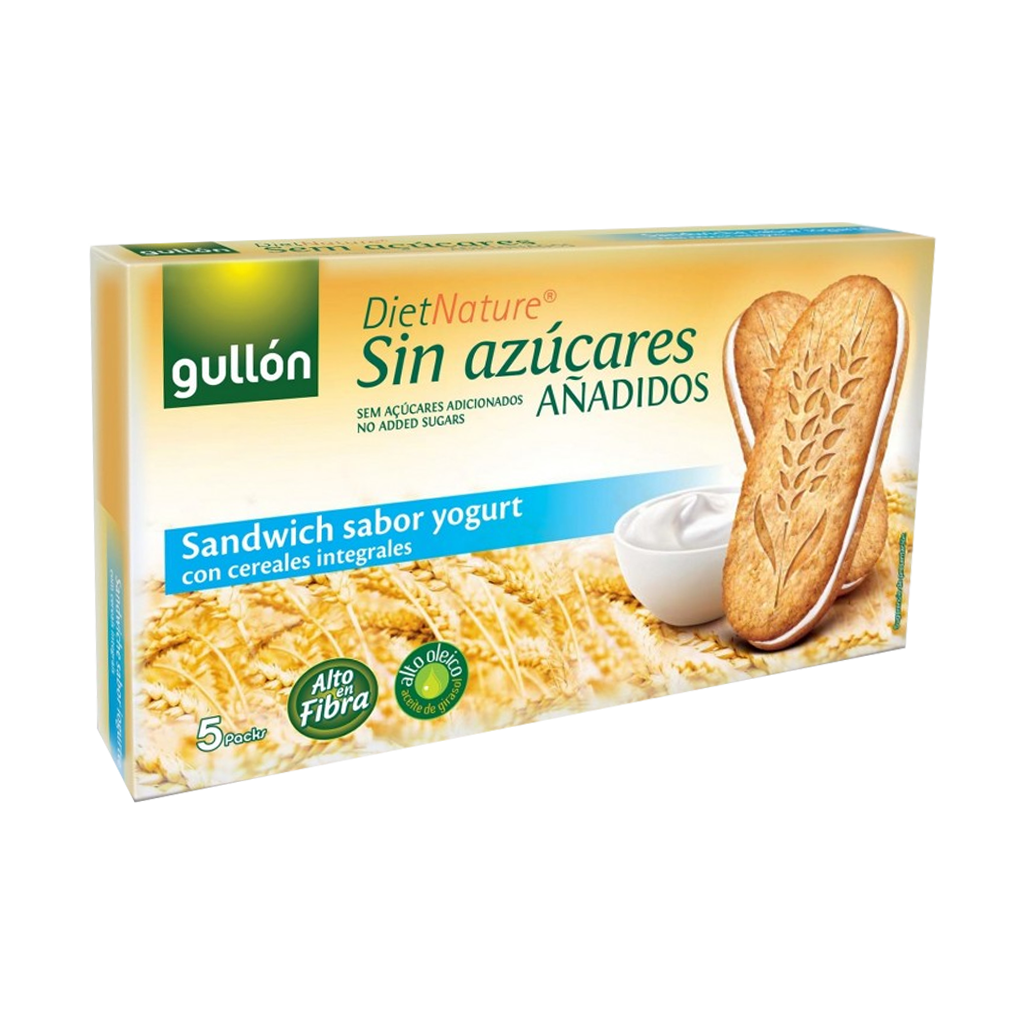 Gullon Sandwich Yogurt Biscuits (No Added Sugars) - 220g