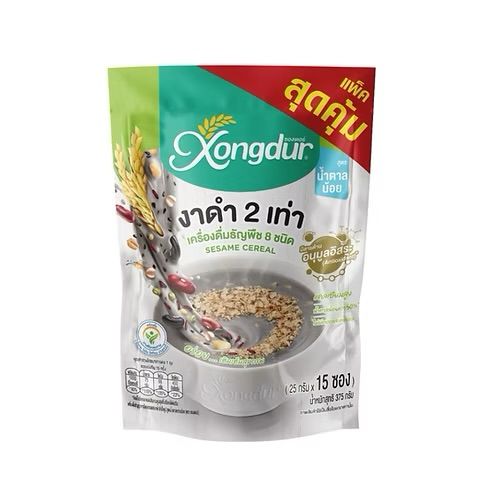 Sugar-free organic instant black sesame 8-grain nutritional meal 25g (5 packs)