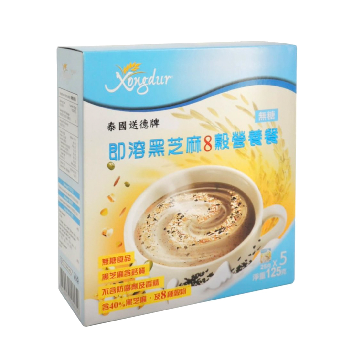 無糖有機即溶黑芝麻8穀營養餐 25g (5包)
