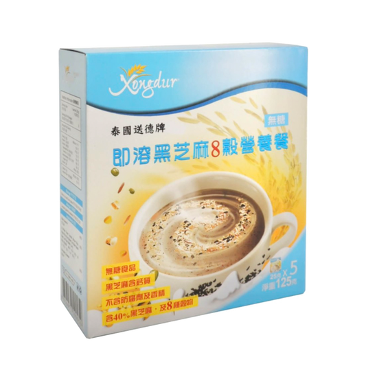 無糖有機即溶黑芝麻8穀營養餐 25g (5包)