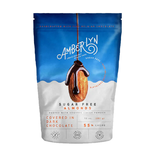 Amberlyn Dark Chocolate Cocoa Dusted Almonds 無糖杏仁黑朱古力 - 283g