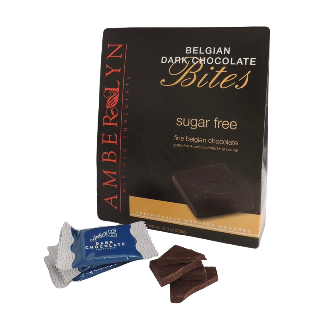 Amberlyn Dark Chocolate Bites 無糖方塊黑朱古力 - 284g