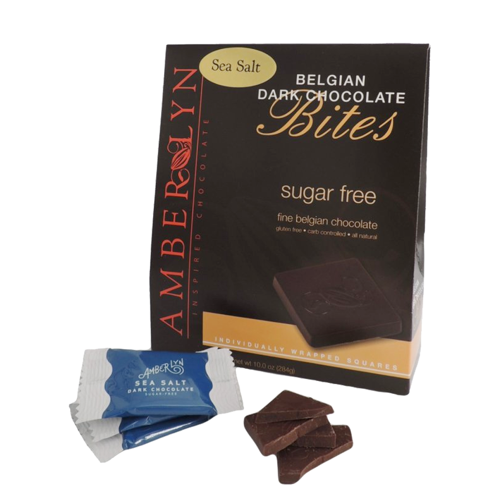 Amberlyn Dark Chocolate Sea Salt Bites Sugar Free Sea Salt Bites - 284g