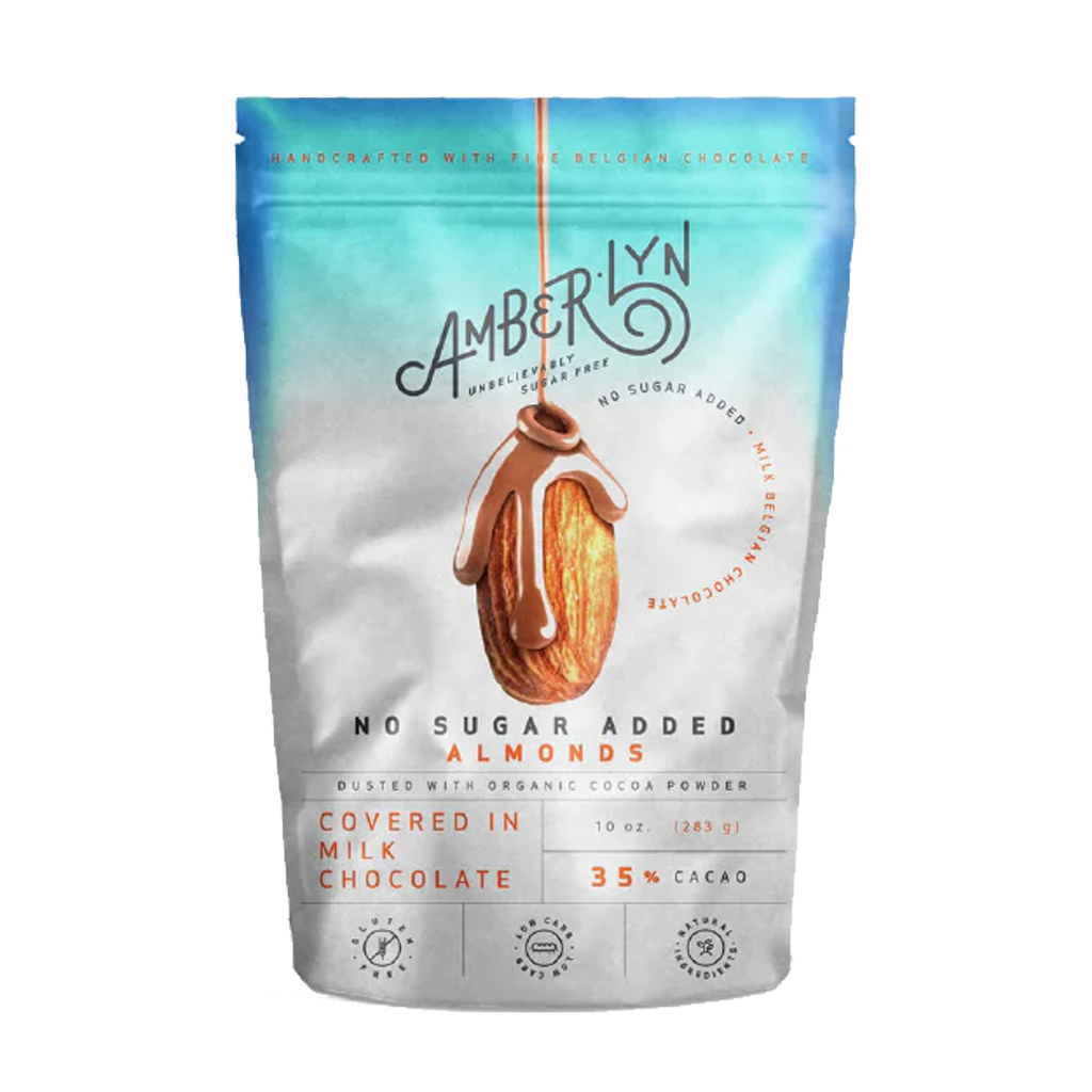 Amberlyn Milk Chocolate Cocoa Dusted Almonds 無糖杏仁牛奶朱古力 - 283g