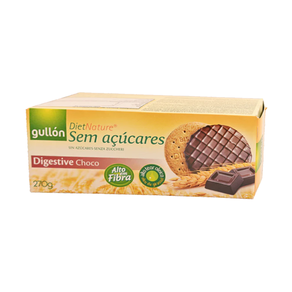 Gullon Dark choc digestive Zero sugar free 無糖朱古力消化餅 - 270g