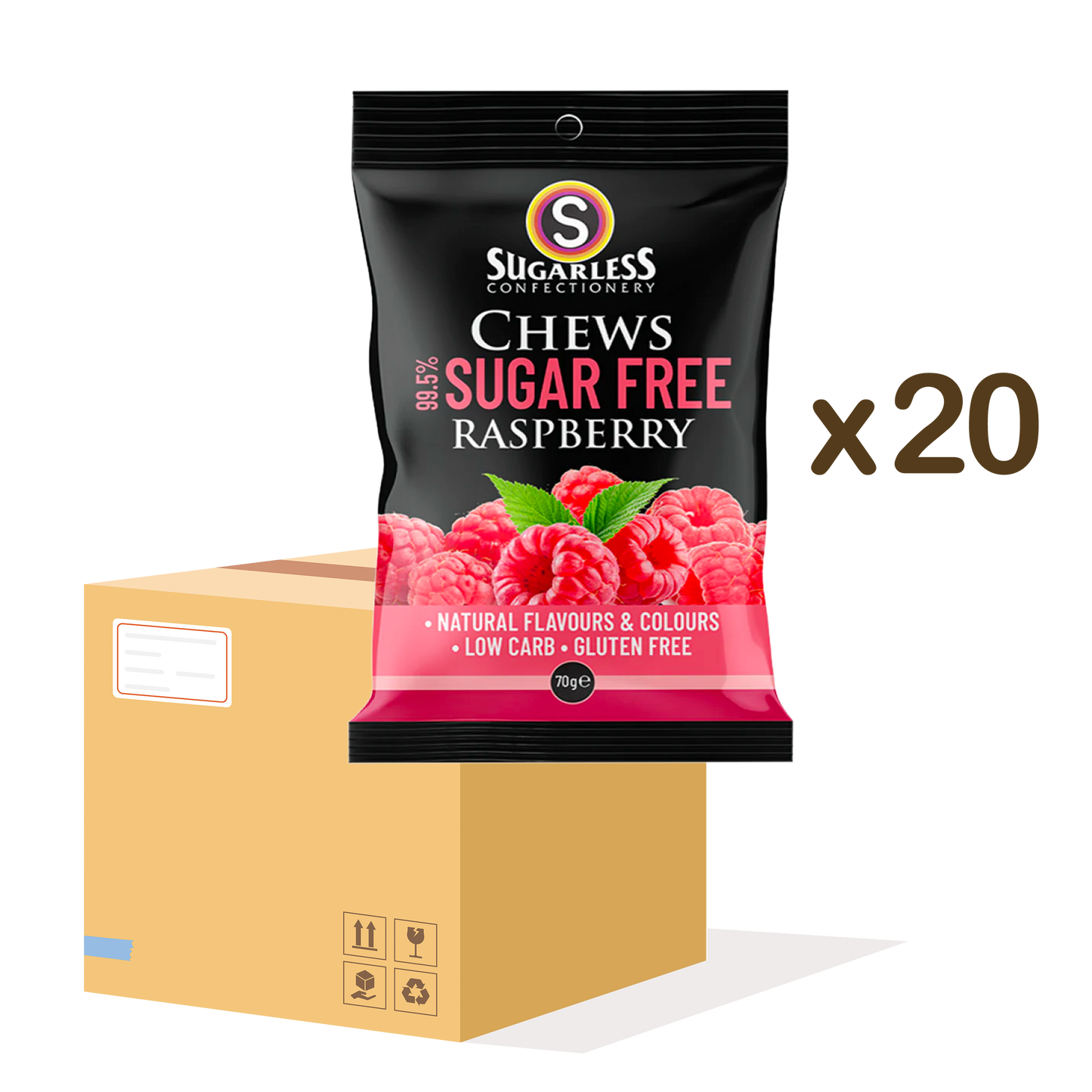 Sugarless Cranberry Gummies - 70g