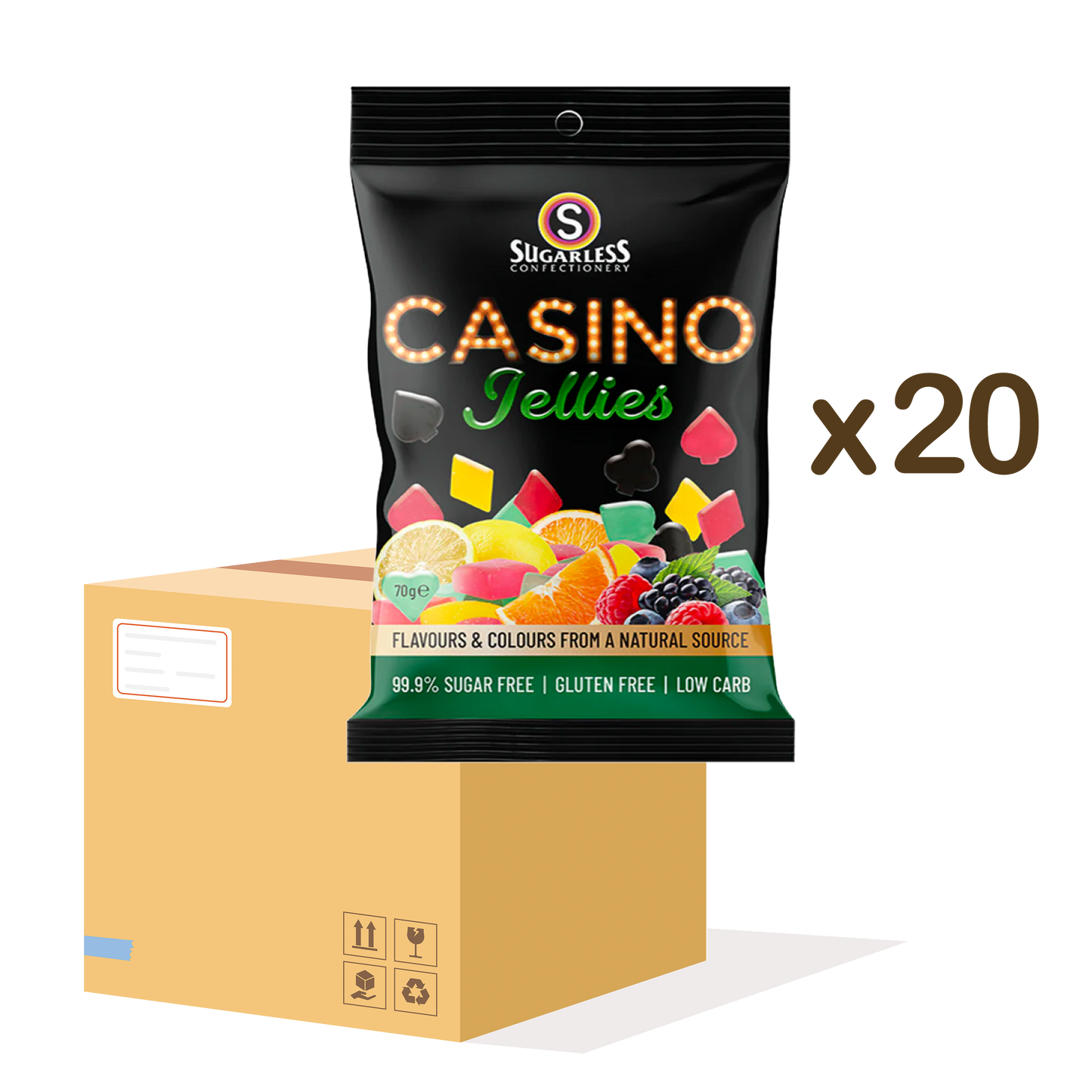 Sugarless Sugarless Fruit Jelly (Casino) - 70g