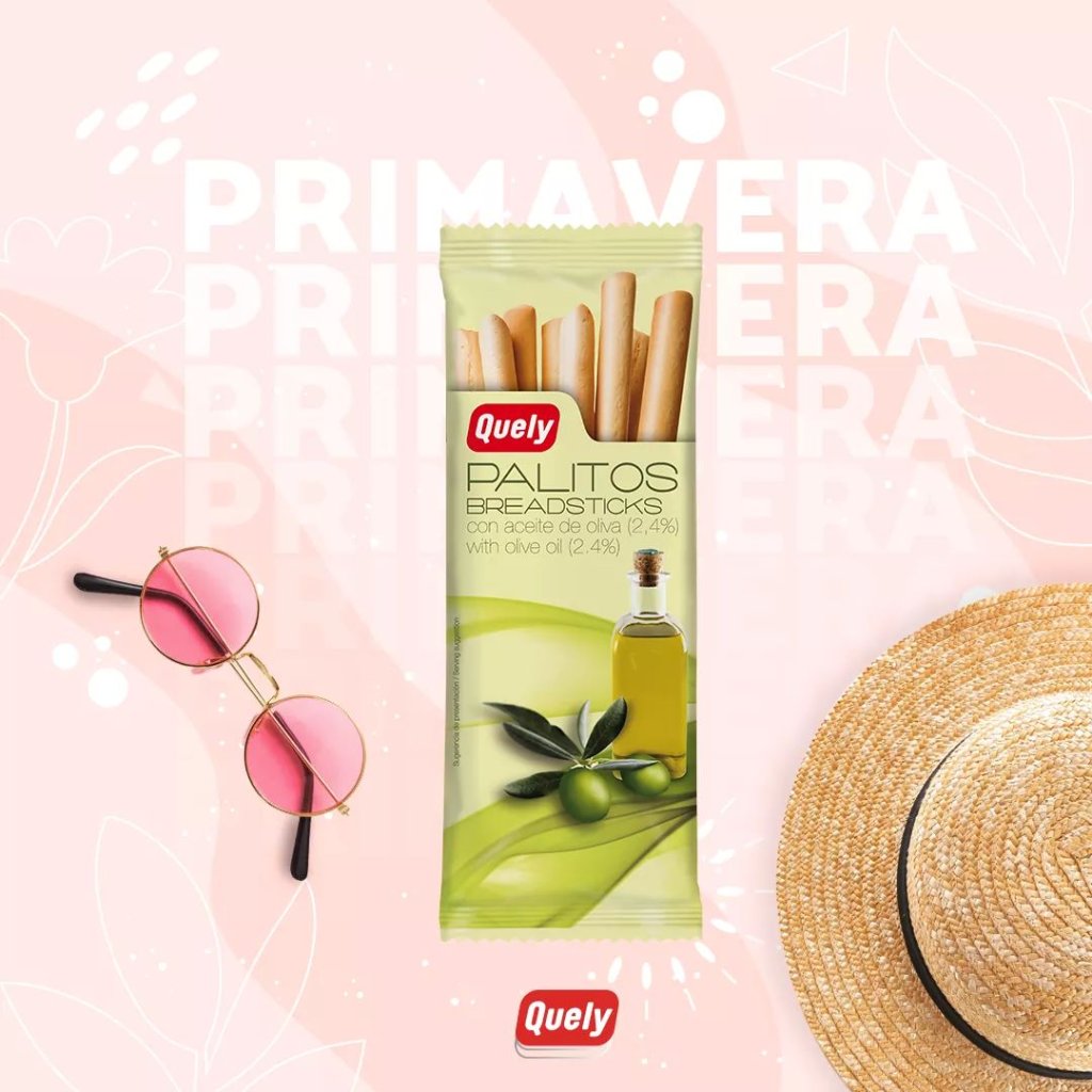 Quely Mediterranean Cracker Sticks - Olive Oil - 50g