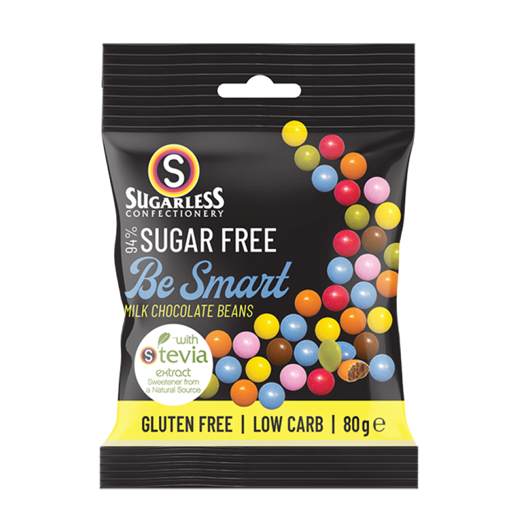 Sugarless Be Smart Chocolate coated beans 無糖聰明豆朱古力 - 90g