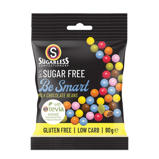 Sugarless Be Smart Chocolate coated beans 無糖聰明豆朱古力 - 90g