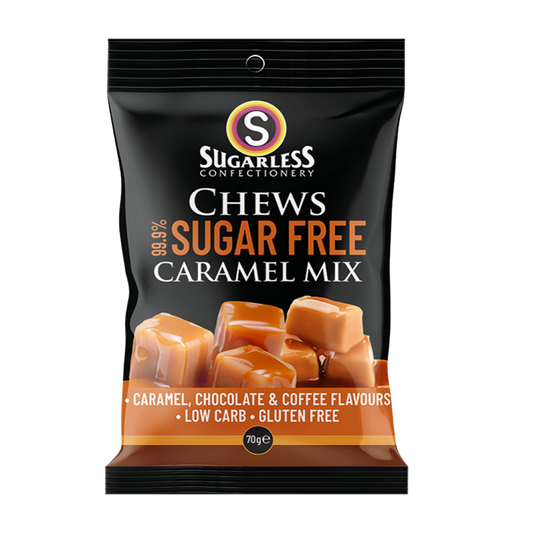 Sugarless 無糖焦糖拖肥朱古力軟糖- 70g