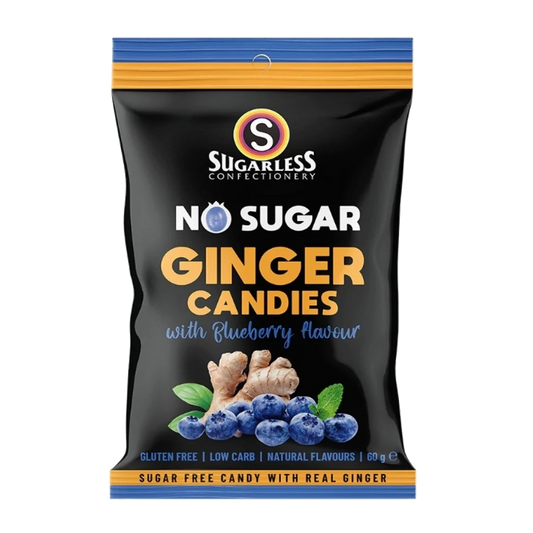 Sugarless 無糖藍莓薑硬糖 - 60g