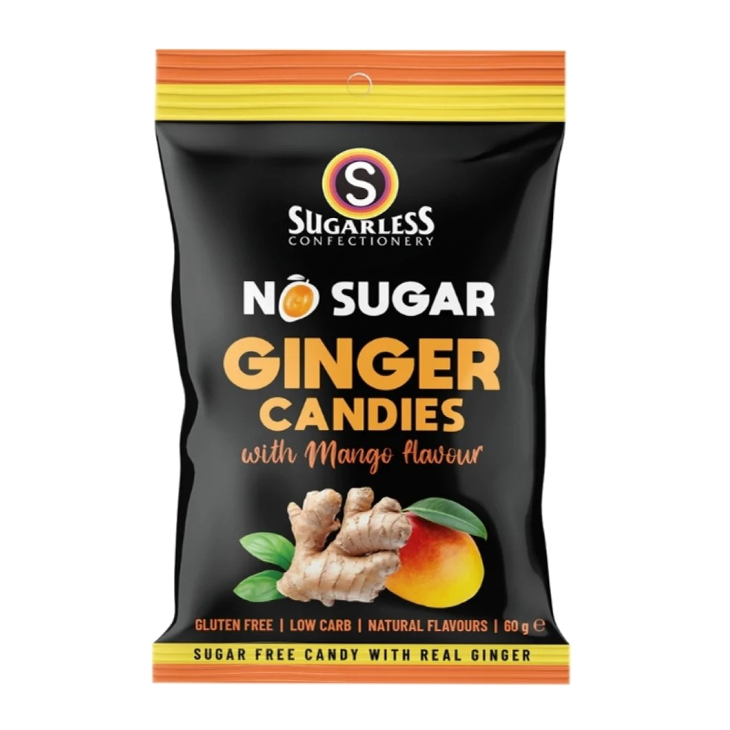 Sugarless Sugarless Mango Ginger Hard Candy - 60g