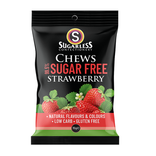 Sugarless 無糖士多啤梨軟糖 - 70g
