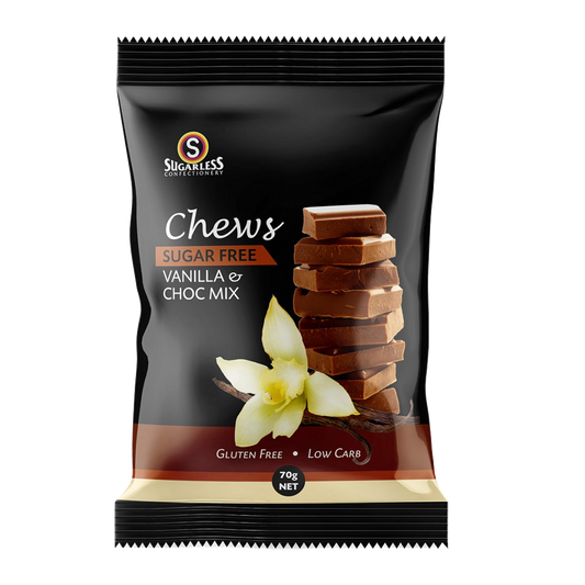 Sugarless 無糖雲呢拿拖肥朱古力軟糖 - 70g