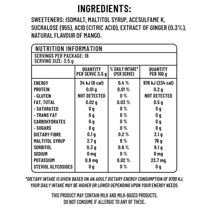 Sugarless Sugarless Mango Ginger Hard Candy - 60g 