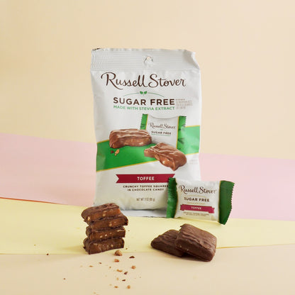 Russell Stover Toffee Squares 無糖拖肥脆脆朱古力 - 85g