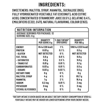 Sugarless Sugarless Pear Gummies - 70g