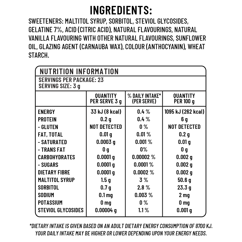 Sugarless Strawberry &amp; Cream Sugarless Strawberry Jelly - 70g