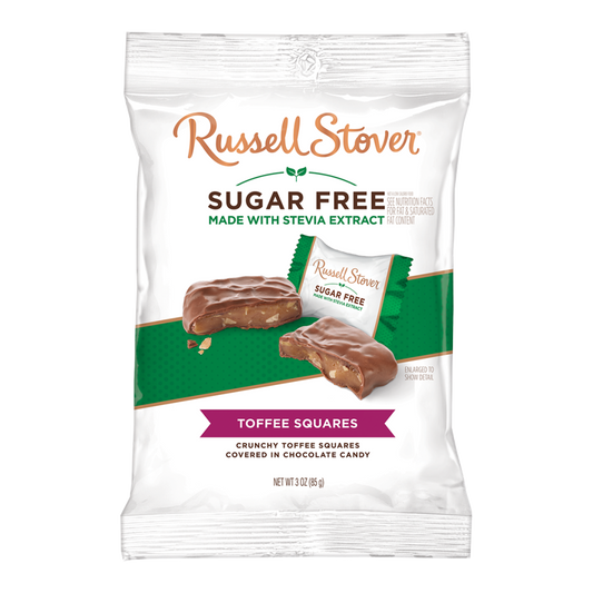 Russell Stover Toffee Squares 無糖拖肥脆脆朱古力 - 85g