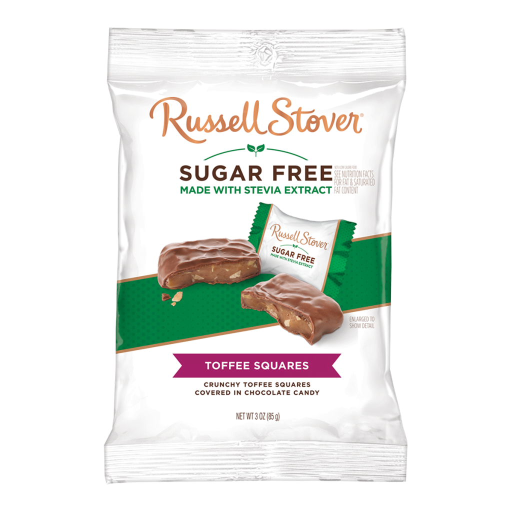 Russell Stover Toffee Squares 無糖拖肥脆脆朱古力 - 85g