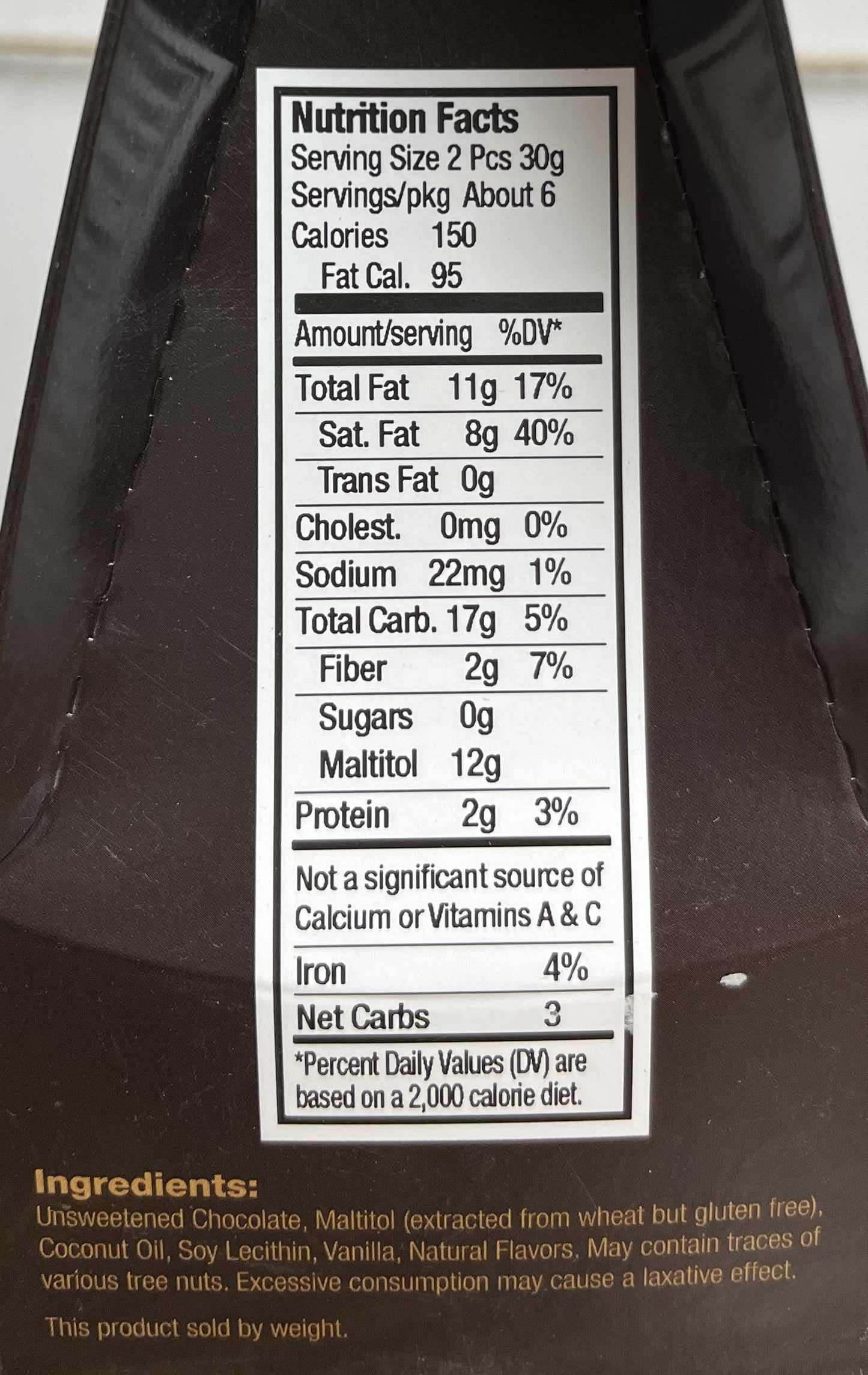 Amberlyn Dark Chocolate Sea Salt Truffles Sugar Free Sea Salt Soft Center Dark Chocolate - 204g