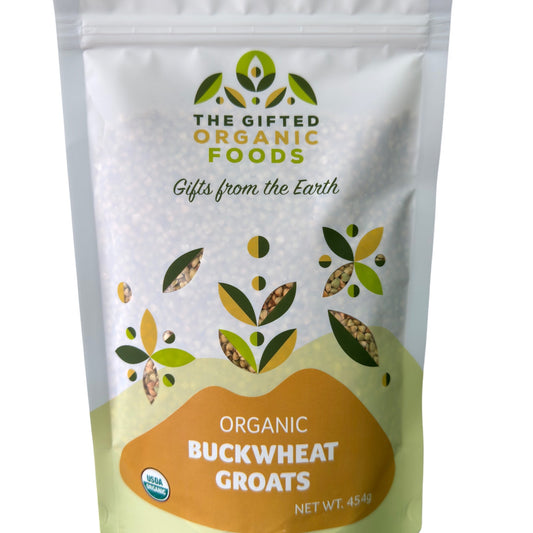 The Gifted Organic Foods Organic Buckwheat Groats 有機蕎麥米 - 454g