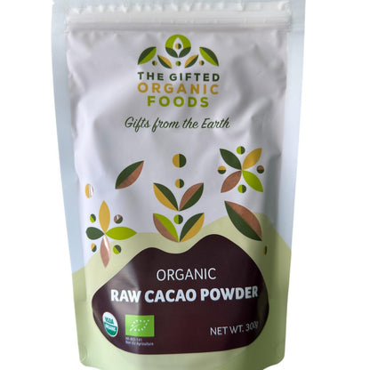 Family Farm Organics Organic Raw Cacao Powder No Added Sugar Organic Raw Cacao Powder - 300g