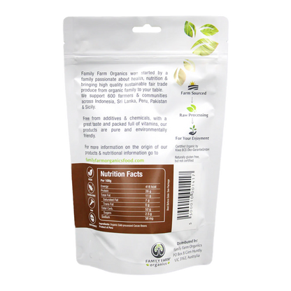 Family Farm Organics Organic Raw Cacao Powder 無添加糖有機生可可粉 - 300g
