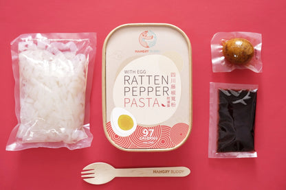 Ratten Pepper Pasta with Egg 四川藤椒滷蛋蒟蒻寬粉