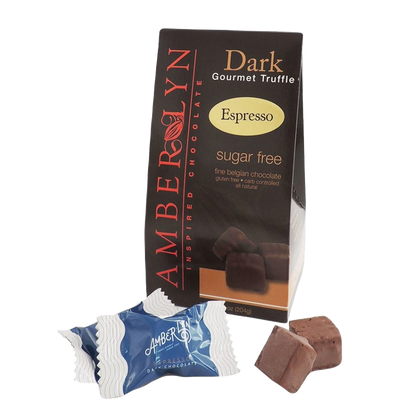 Amberlyn Dark Chocolate Espresso Truffles 無糖特濃咖啡軟心黑朱古力 - 204g