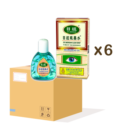 [1 box of 6 pieces] Eye drops - 12ml 