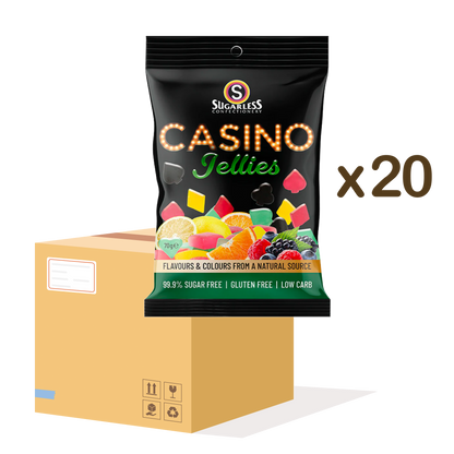 【1箱20包】Sugarless 無糖雜果啫哩軟糖 ( Casino ) - 70g